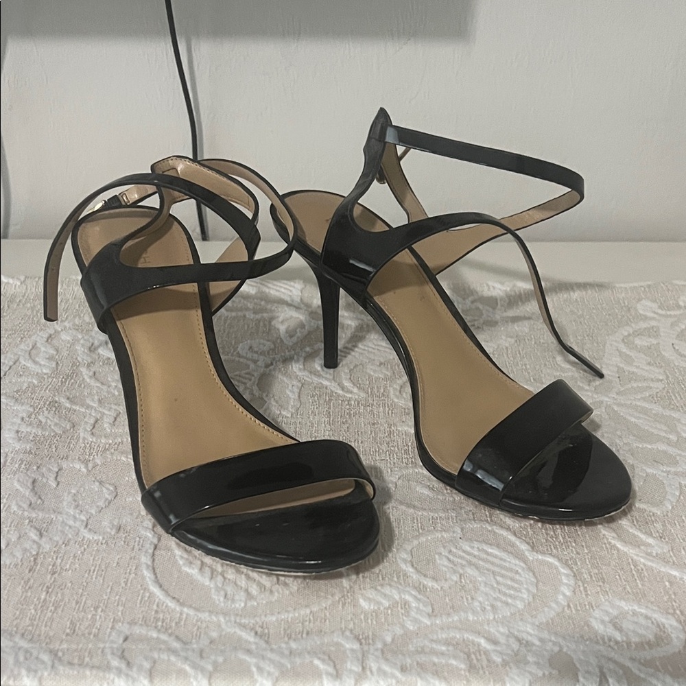 Michael Kors Black Strappy Heels